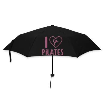 I love pilates - Parapluie standard - noir - Devant