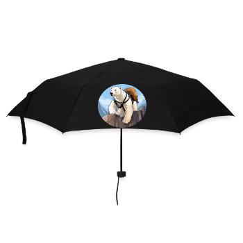 Polar Bear Hiking / Mountaineer Polar Bear - Umbrella (small) - black - Front