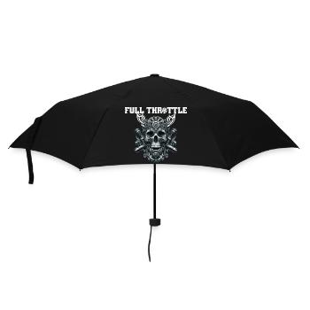Vollgas - Full Throttle - Umbrella (small) - black - Front