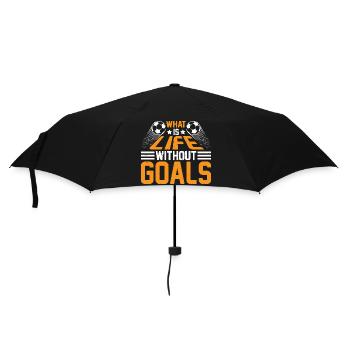 What Is Life Without Goals 32 - Regenschirm (klein) - Schwarz - Vorne