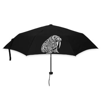 Morse tribal - Parapluie standard - noir - Devant