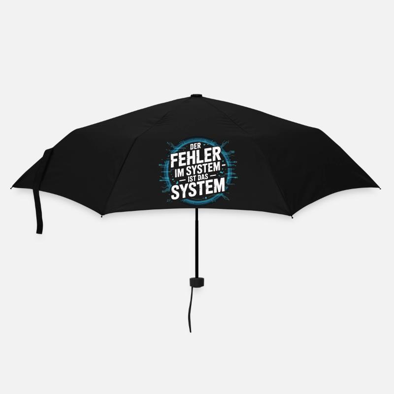 Der Fehler im System - liegt im System JA! - Parapluie standard - noir