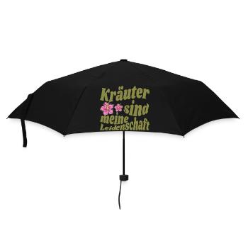 Magical herb design for real herb witches - Umbrella (small) - black - Front