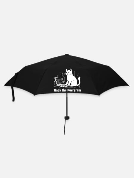 Purrrgram Hack: Katzentech Humor - Paraply (lille) - sort