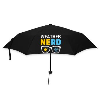 Météorologue Tornade en météorologie - Parapluie standard - noir - Devant