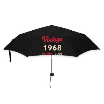 Vintage 1968 – Boxing Club Retro Geburtsjahr - Regenschirm (klein) - Schwarz - Vorne