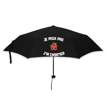 I can't I have a home DIY humor site - Umbrella (small) - black - Front
