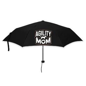 Maman Agility – Maman des Chiens de sport canin - Parapluie standard - noir - Devant