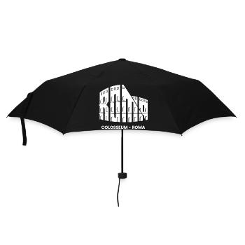 Roma Italy Rome Colosseum Italian Tour Tourists - Umbrella (small) - black - Front