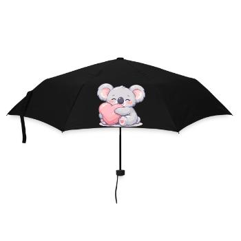 Little koala cuddles heart - Umbrella (small) - black - Front