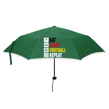 Mange Dors Football Répété Fan d’Allemagne - Parapluie standard - vert bouteille - Devant