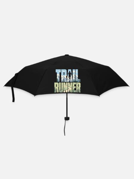 Trailrunner - Regenschirm (klein) - Schwarz