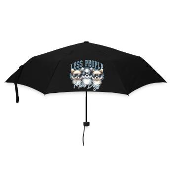 Dicton de chien - Parapluie standard - noir - Devant