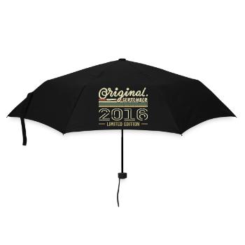 Septembre 2016 Cadeau Anniversaire September 2016 - Parapluie standard - noir - Devant