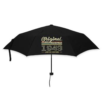 Novembre 1948 - Cadeau Anniversaire Novembre 1948 - Parapluie standard - noir - Devant