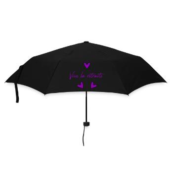 RETIREMENT. HOLIDAY. RETIREMENT. RETIRED. RETIREMENT. - Umbrella (small) - black - Front