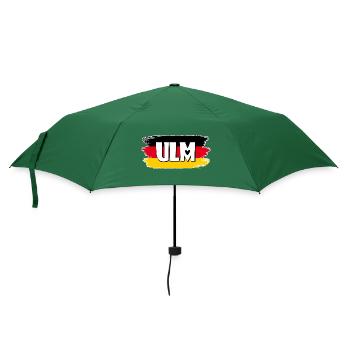 Flag of Ulm, Germany - Umbrella (small) - bottlegreen - Front