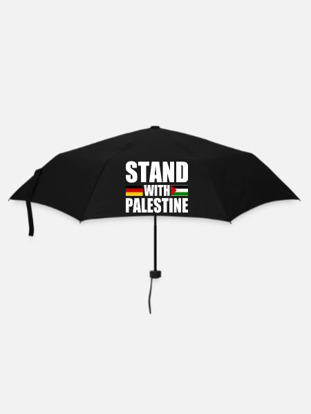 Stand with palestine - Umbrella (small) - black