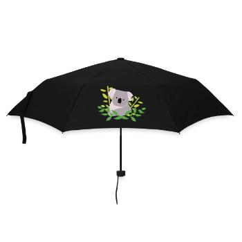 Koala rose - Parapluie standard - noir - Devant