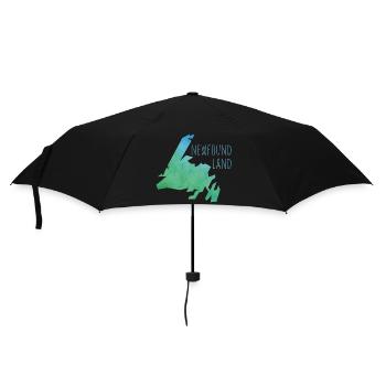 newfoundland - Regenschirm (klein) - Schwarz - Vorne