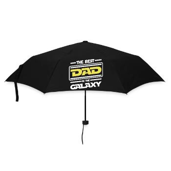 The best Dad in the galaxy - Parody humor - Umbrella (small) - black - Front