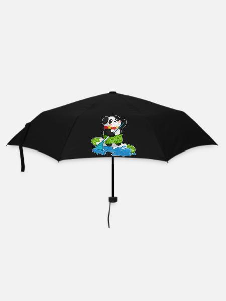 Stand Up Paddling Stand up Paddler Panda - Parapluie standard - noir