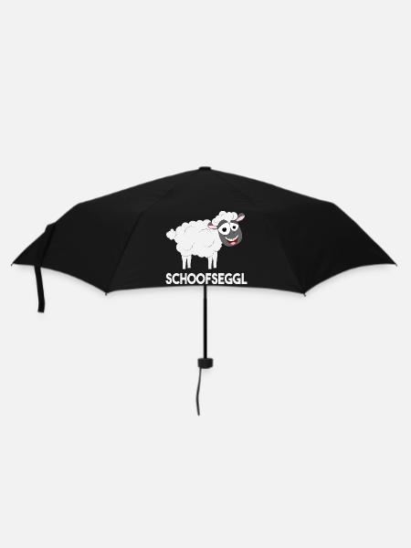 Schwäbisch Schoofseggl - Regenschirm (klein) - Schwarz