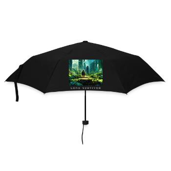Lone Survivor Einziger Überlebender - Regenschirm (klein) - Schwarz - Vorne