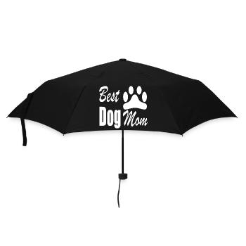 Best Dog Mom - Umbrella (small) - black - Front