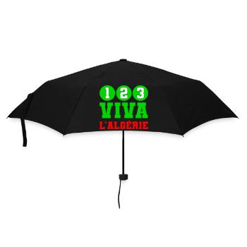 1,2,3 viva l'Algérie - Parapluie standard - noir - Devant