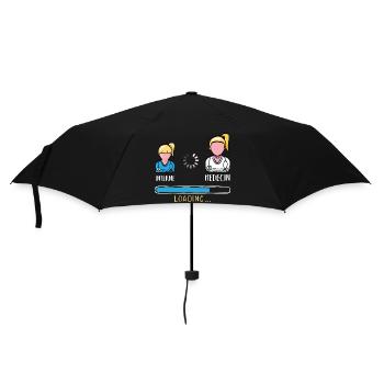 Internal loading doctor humor future doctor - Umbrella (small) - black - Front