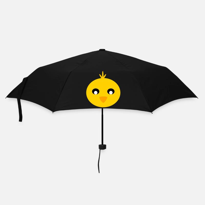 Chick face - Umbrella (small) - black