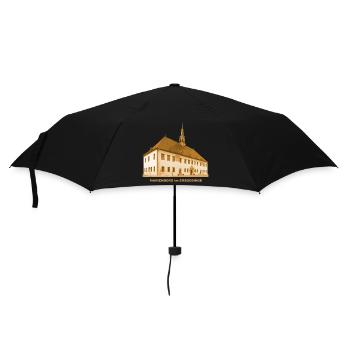 Hôtel de ville de Marienberg Erzgebirge Sachsen Bergstadt - Parapluie standard - noir - Devant
