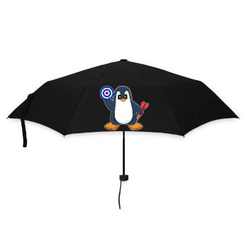 Cible de fléchettes Penguin Dart - Parapluie standard - noir - Devant