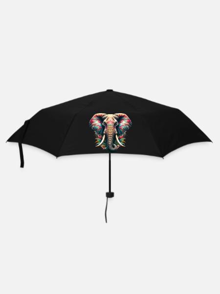 Éléphant - Parapluie standard - noir