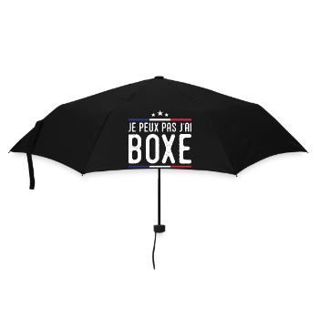 Boxing - I can't I boxing boxing france - Umbrella (small) - black - Front