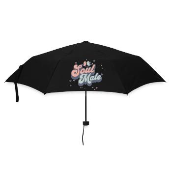 Sweet Soul Mate Valentine's Day Love Friendship - Umbrella (small) - black - Front