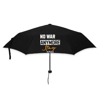 Plus de guerre Restez en paix - Parapluie standard - noir - Devant