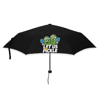 Laissez-nous cornicher paddleball concombre sportif - Parapluie standard - noir - Devant