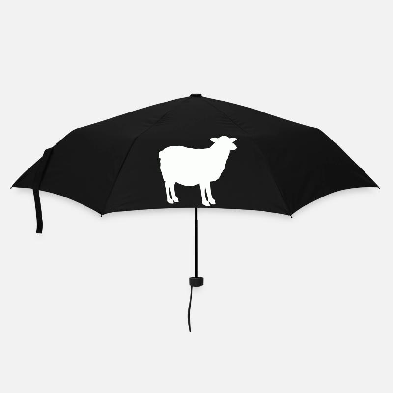 Silhouette de mouton - Parapluie standard - noir