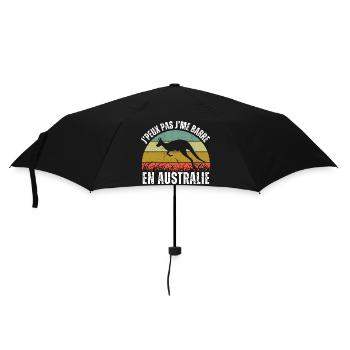 I Can't I Leave In Australia Retro Gift - Umbrella (small) - black - Front