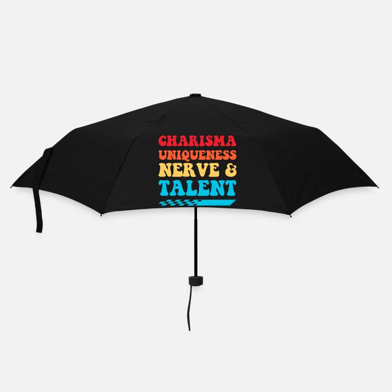 Charisma Uniqueness Nerve & Talent - Umbrella (small) - black