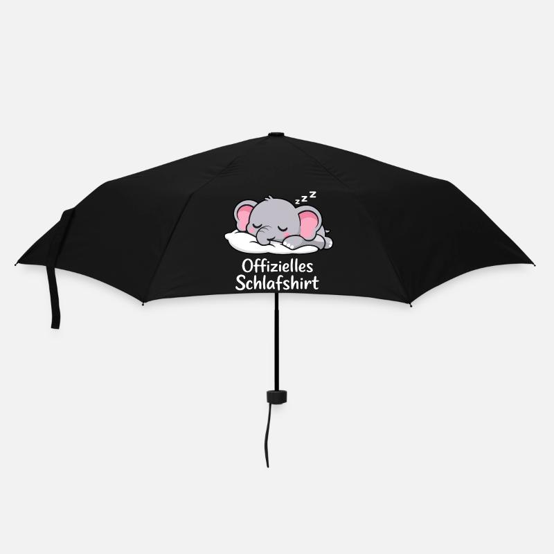 Offizielles SCHLAFSHIRT Elephant - Regenschirm (klein) - Schwarz