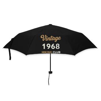 Vintage 1968 – Sailing Club Retro Geburtsjahr - Regenschirm (klein) - Schwarz - Vorne