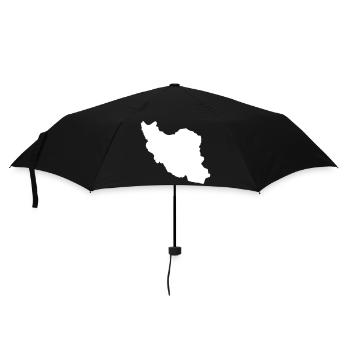Iran Silhouette - Umbrella (small) - black - Front