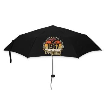 Geburtstagsgeschenk 1967 Original 1967 - Regenschirm (klein) - Schwarz - Vorne