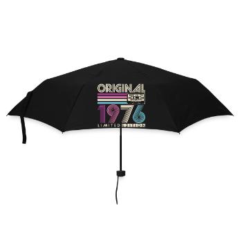 1976 Vintage 50th Birthday Gift Retro - Umbrella (small) - black - Front