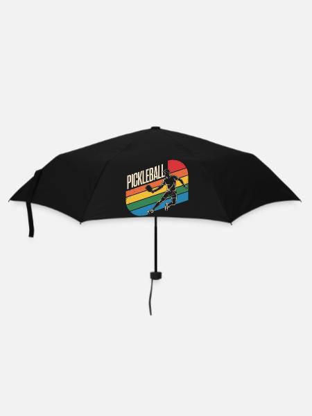 Pickleball - Regenschirm (klein) - Schwarz