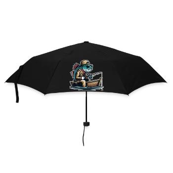 Pêcheurs à la ligne - Parapluie standard - noir - Devant