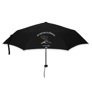 Eyjafjallajökull Volcano Iceland - Umbrella (small) - black - Front